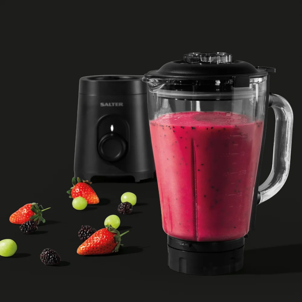 Salter Kuro Glass Jug Blender | 600W, 1.5L, 2 Speed Settings - Image 7