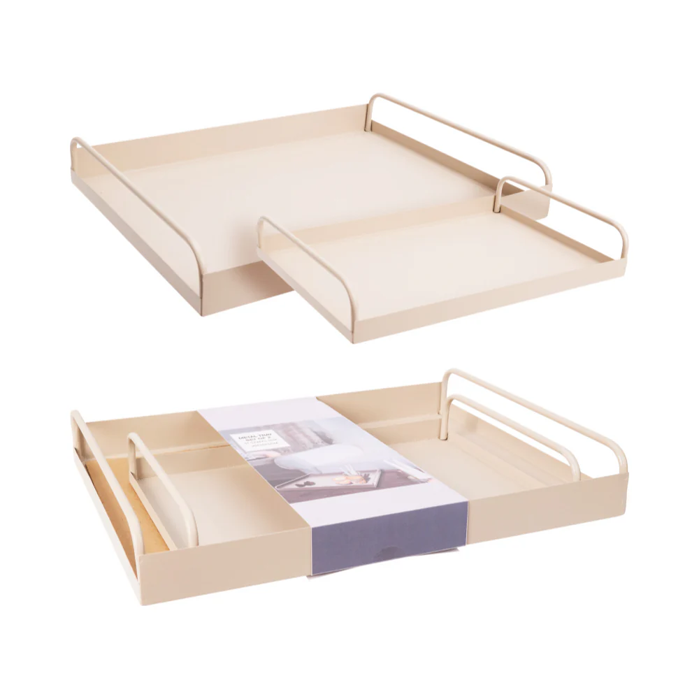Sand Serving Tray Set | Set of 2