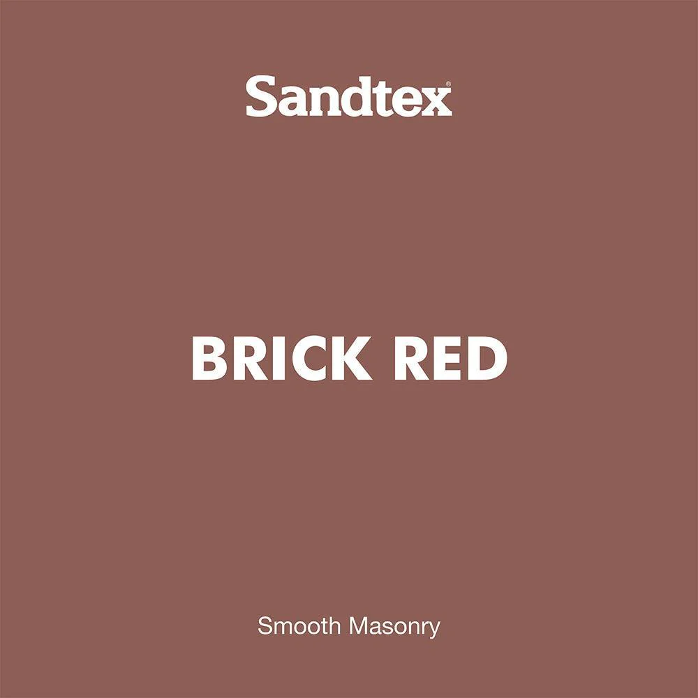 Sandtex Microseal Smooth Masonry Paint | Red Brick - Image 9