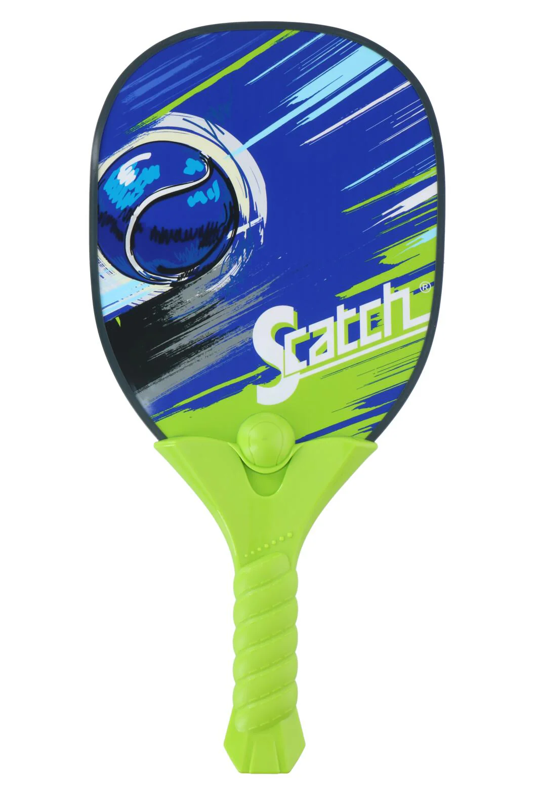 Scatch Paddleball Set | 4pcs | Green & Blue | Ergonomic Handle - Image 4