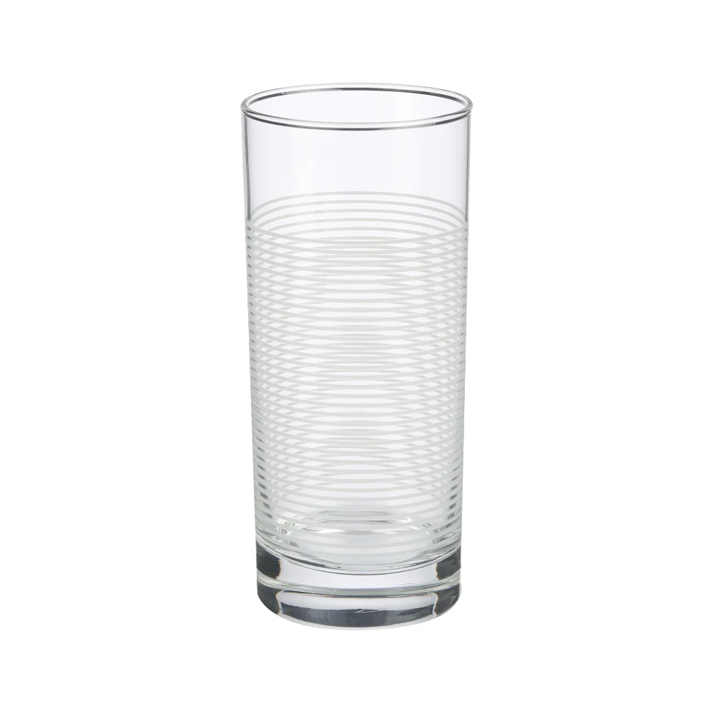 Secret de Gourmet Highball Tumbler Glasses | Pack of 4, 48cl, Assorted Patterns - Image 2