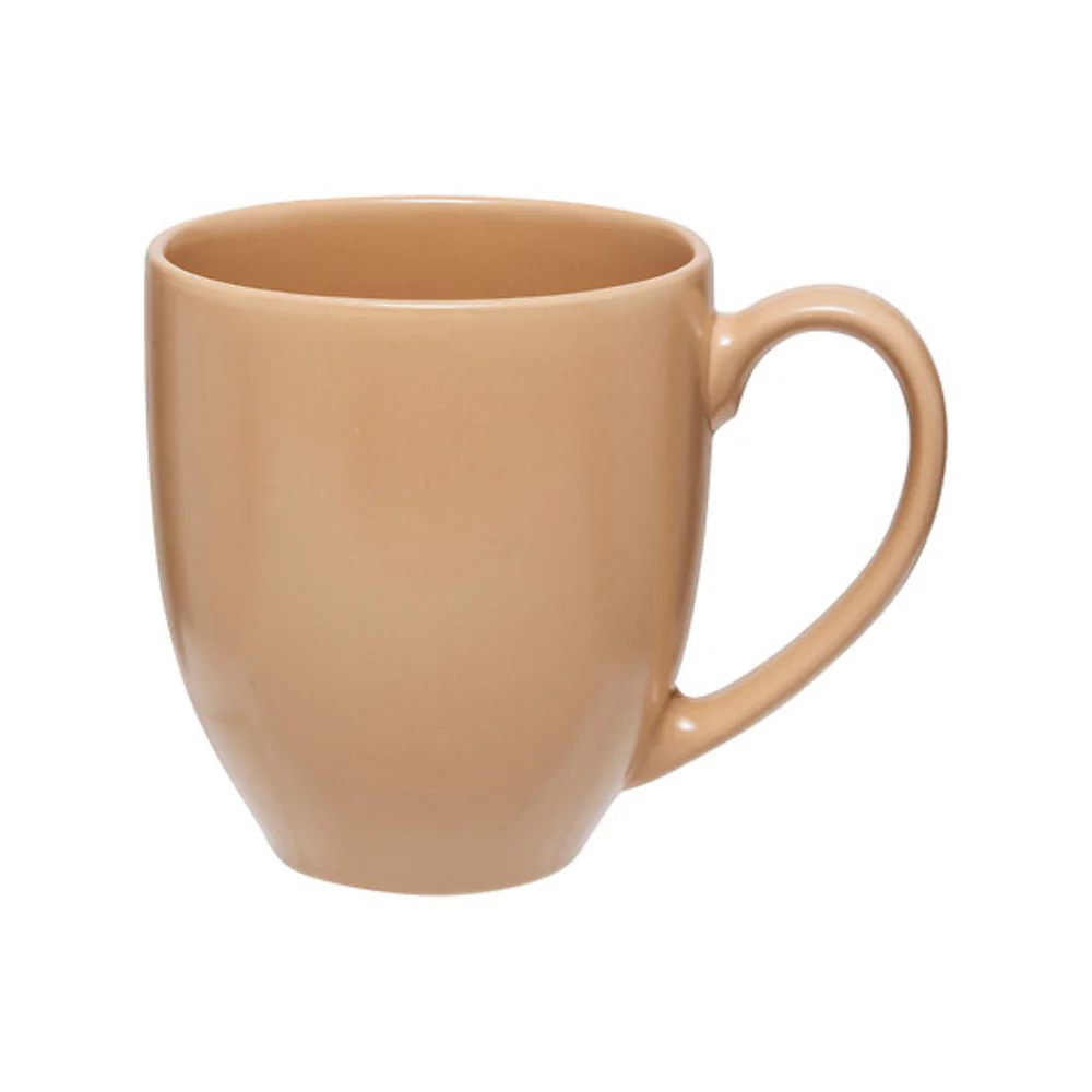 Secret de Gourmet Mae Beige Ceramic Mug | 48cl, Glossy Finish