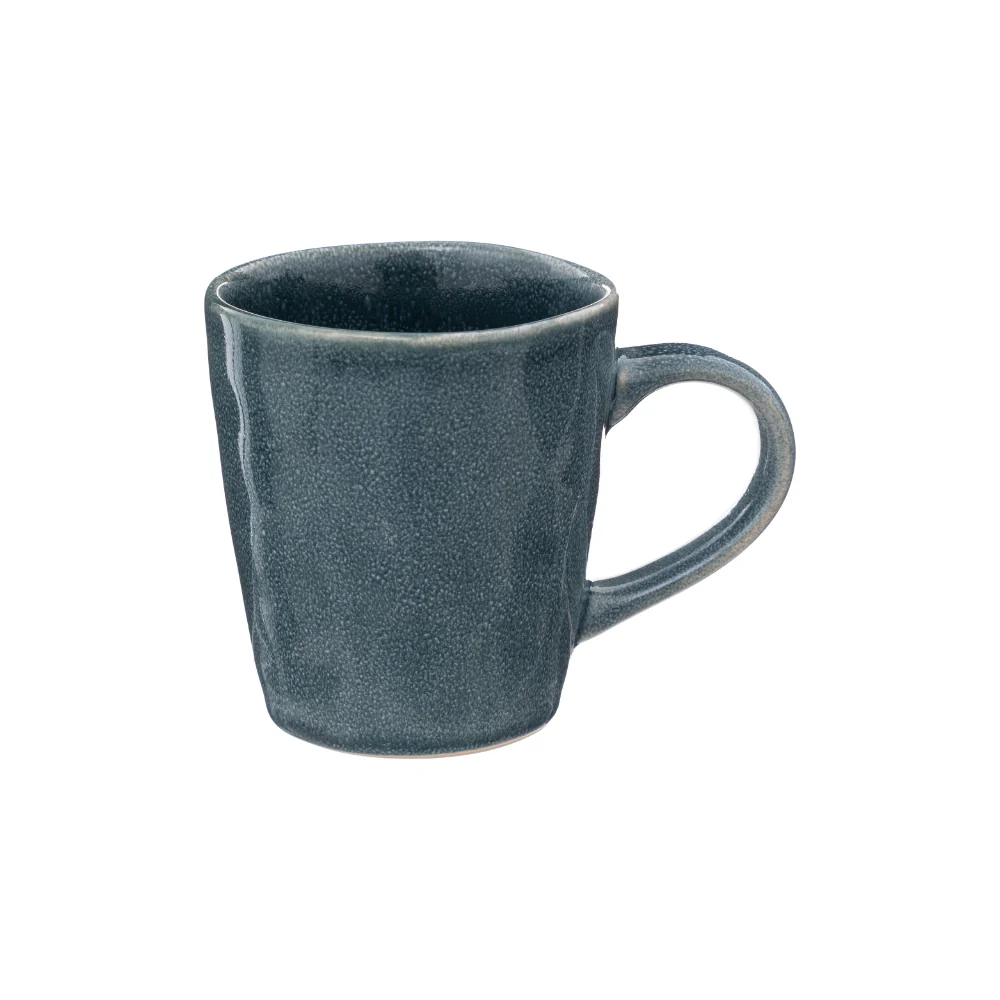 Secret de Gourmet Zoe Speckled Blue Stoneware Mug | 350ml, Loop Handle