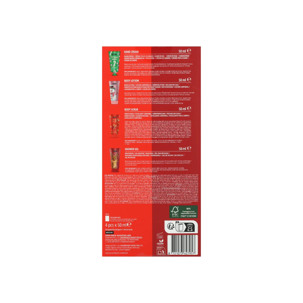 Sence Collection Christmas List Body Care Crackers | 4 Piece - Image 4