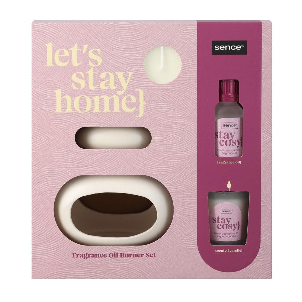 Sence Collection Fragrance Oil Burner Set | 4 Piece Cosy Escape
