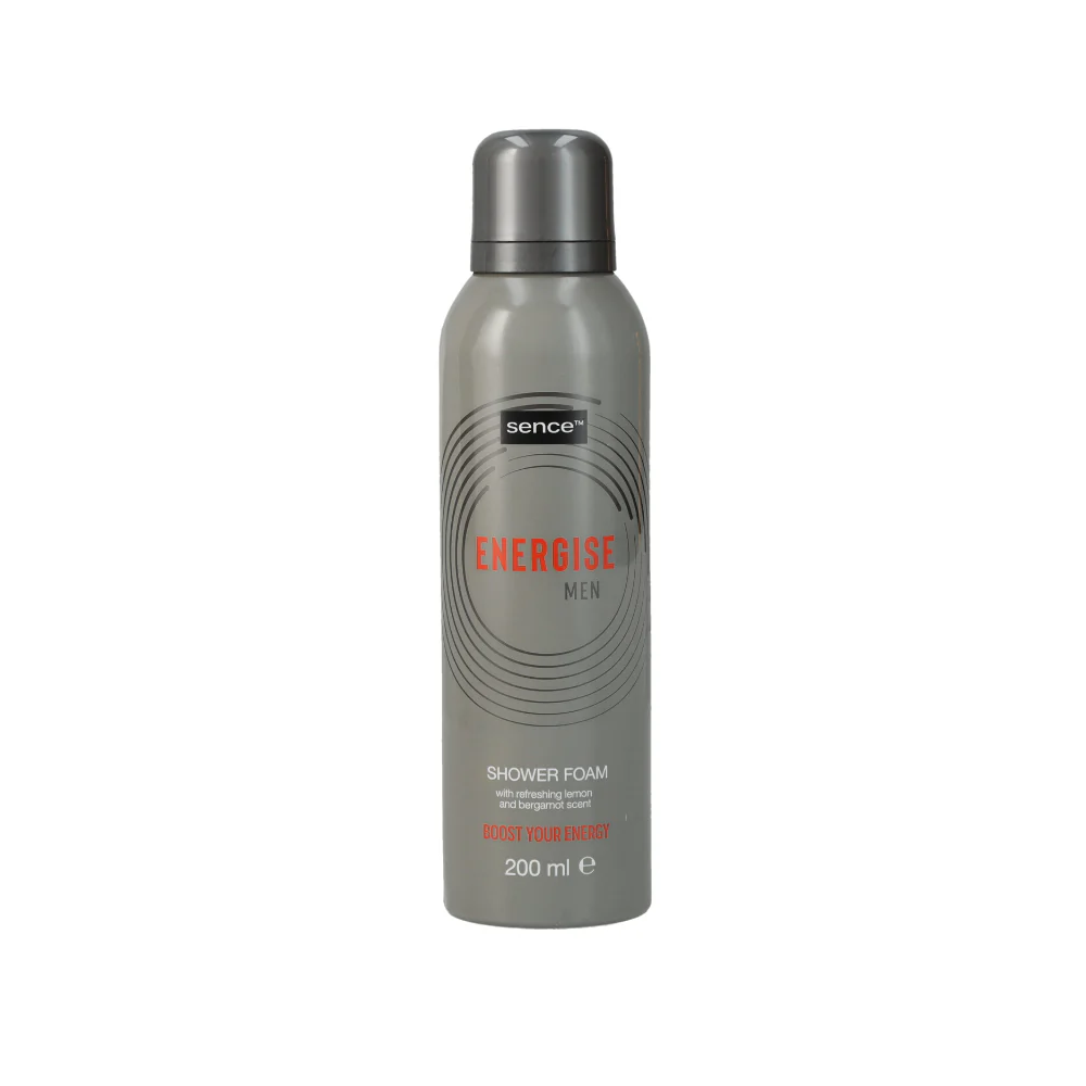 Sence Collecton Energising Men's Shower Foam | Lemon & Bergamot, 200 ml
