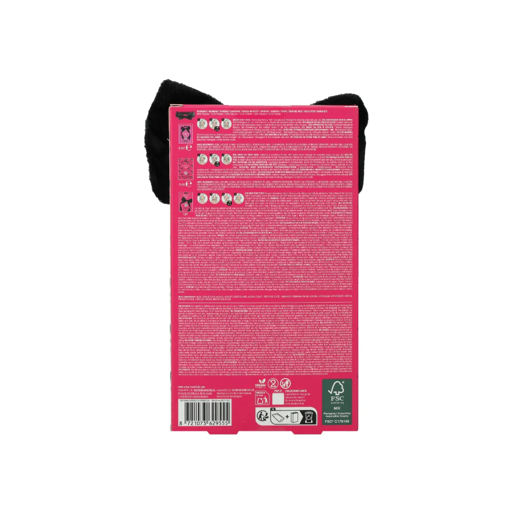 Sence Collecton Glitz & Glam Face Mask Kit | 4 Pieces, with Headband - Image 2