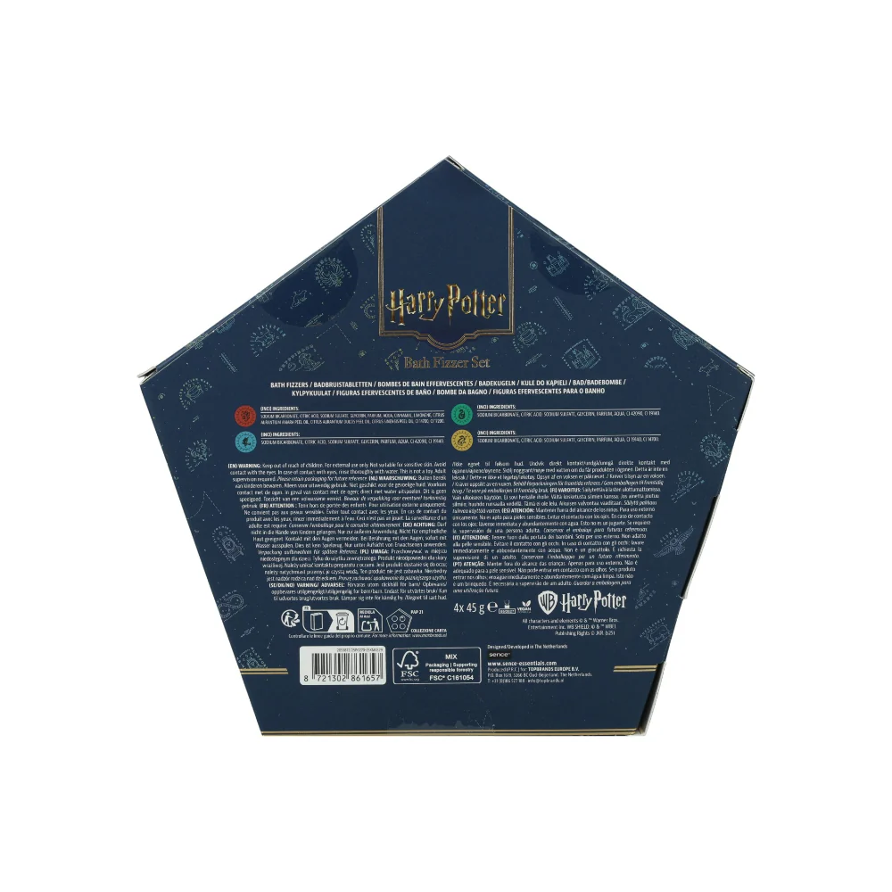 Sence Collecton Harry Potter Magic Wisdom Bath Fizzer Gift Set | 4 Pieces, 45g - Image 3