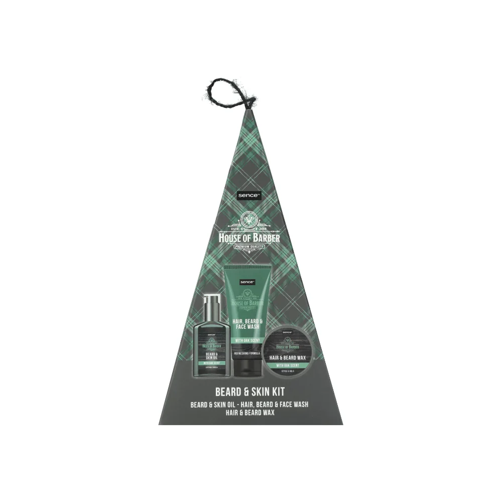 Sence Collecton House of Barber Beard and Skin Kit for Men | 3 Pieces - Image 2