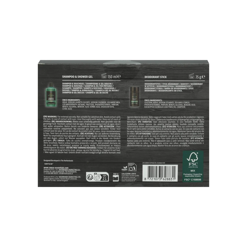 Sence Collecton House of Barber Gift Set | for Men, 2 Pieces - Image 3