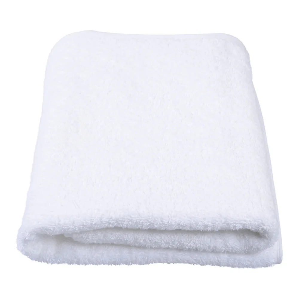Sensations Plush Absorbent Hotel-Style White Bath Towel | 70 x 138cm