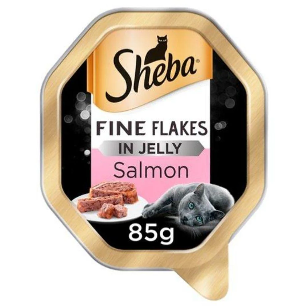 Sheba Cat Fine Flakes In Jelly With Salmon | 85g