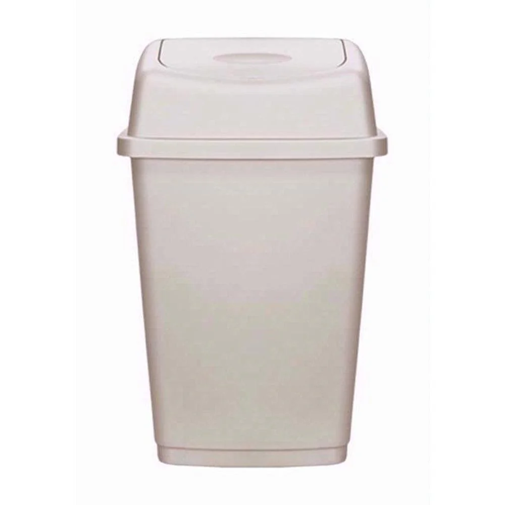 Signature Lift Top Bin In Taupe | 50L