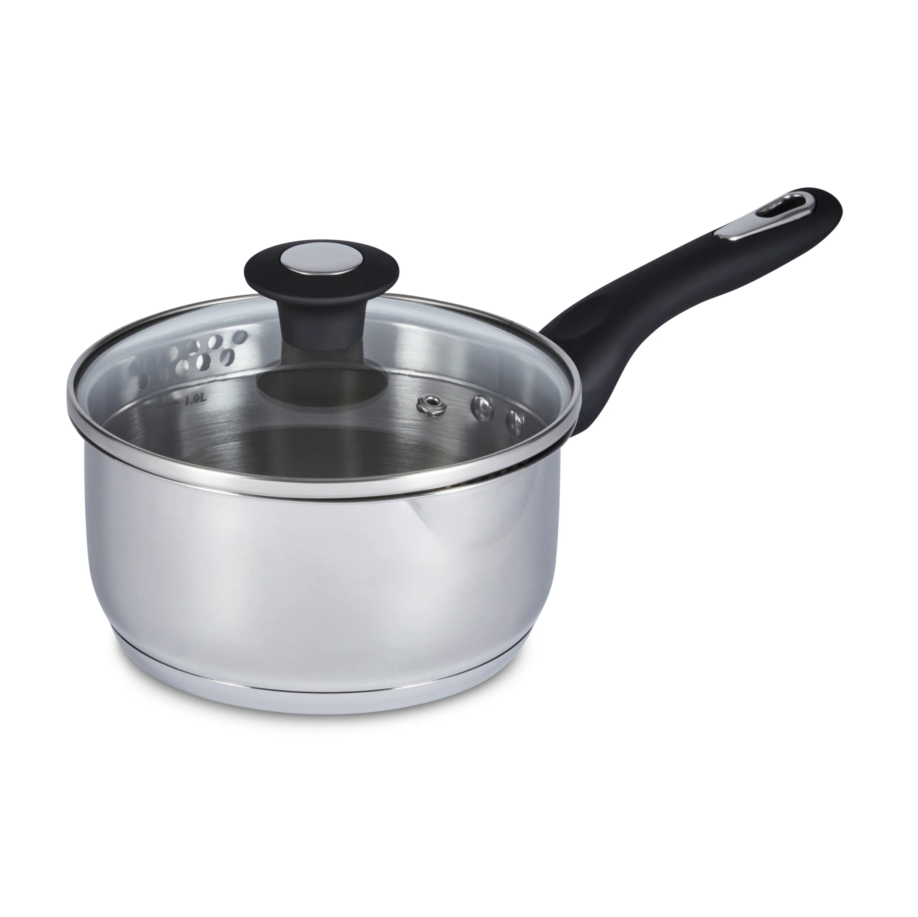 Simply Home Stainless Steel Saucepan with Draining Lid | 16cm