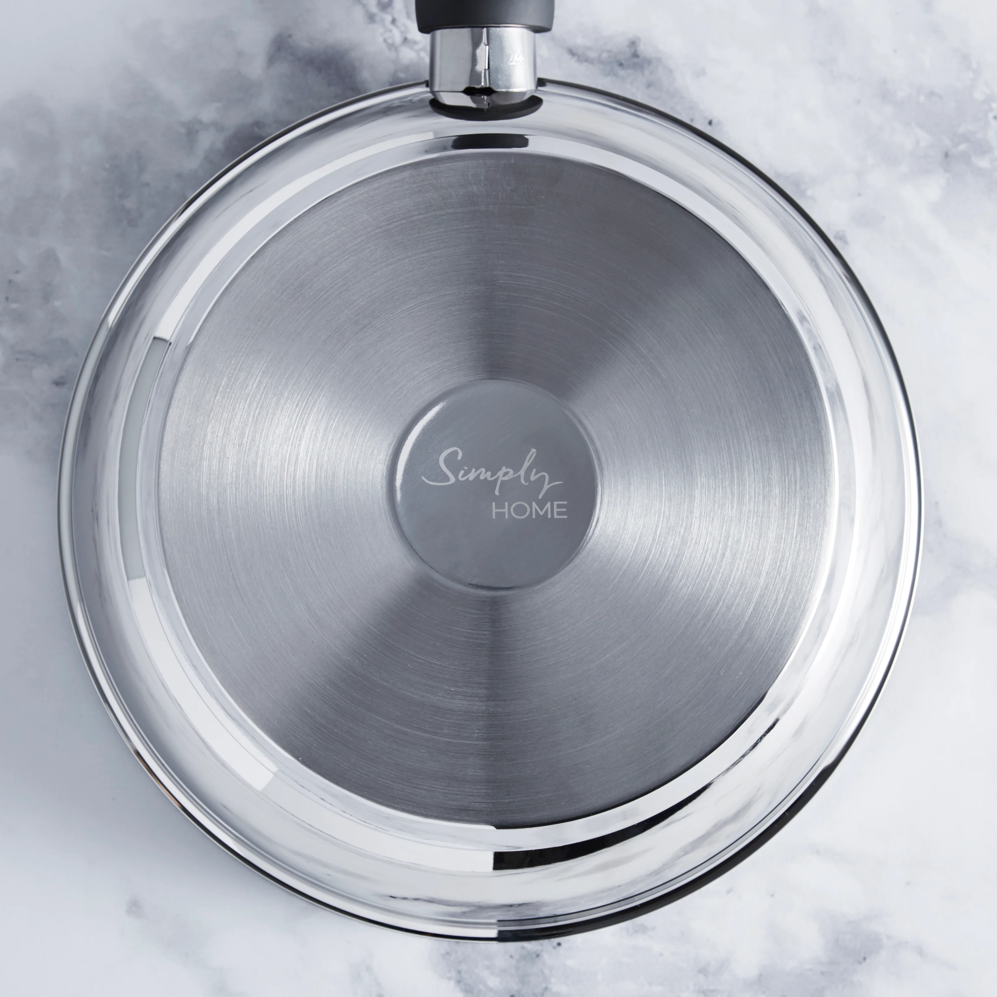 Simply Home Stainless Steel Saucepan with Draining Lid | 16cm - Image 5