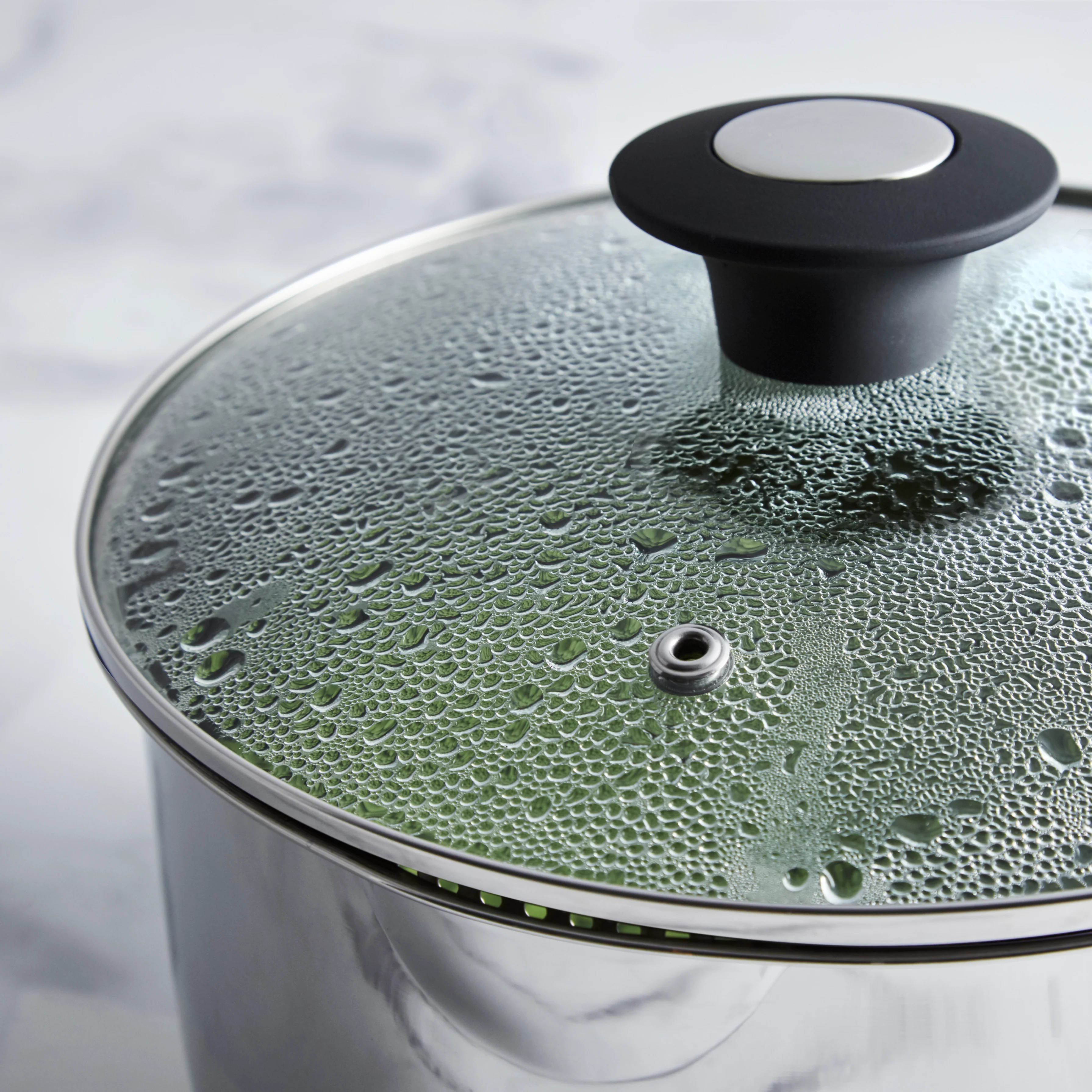 Simply Home Stainless Steel Saucepan with Draining Lid | 16cm - Image 6