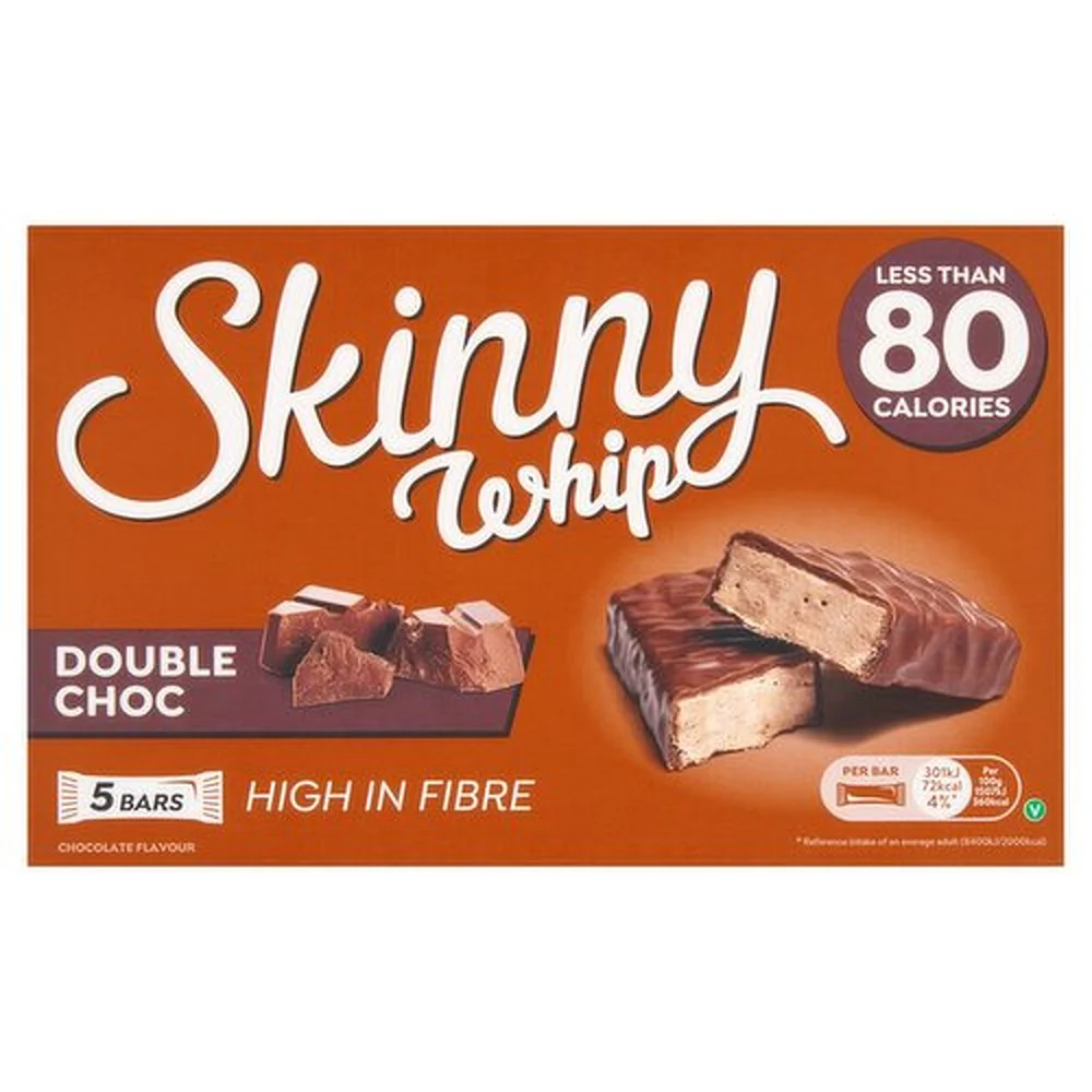 Skinny Double Choc Whip Bars | 5 Pack