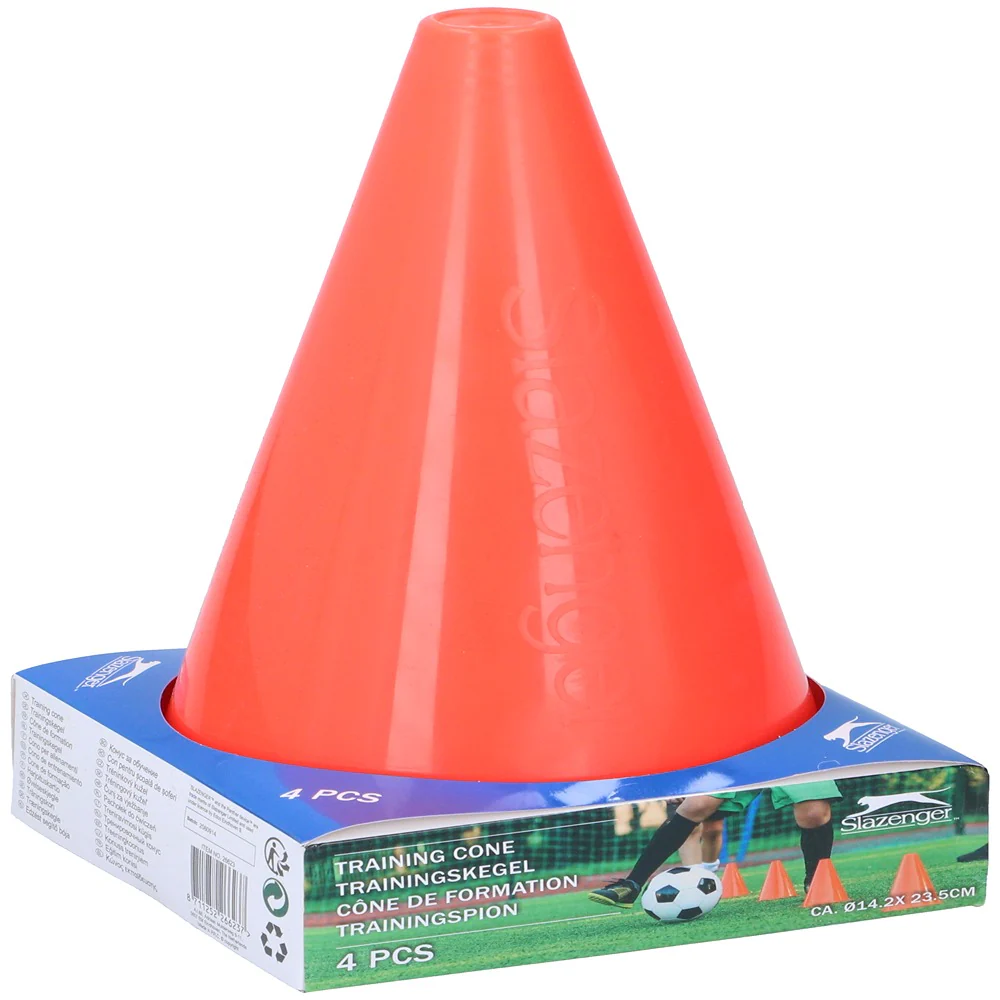 Slazenger High Visibility Training Cones | 4pk Orange - Image 2