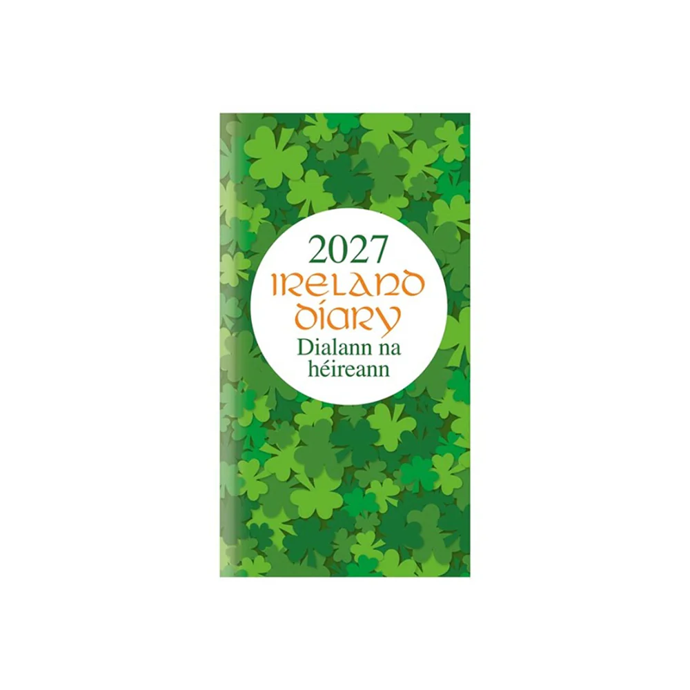 Slim Ireland Week to View Diary | 2027, Bilingual English and Irish
