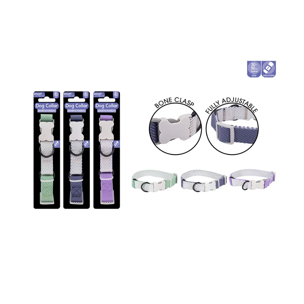 Smart Choice Dual Colour Dog Collar | Adjustable Fit, 30–50 cm
