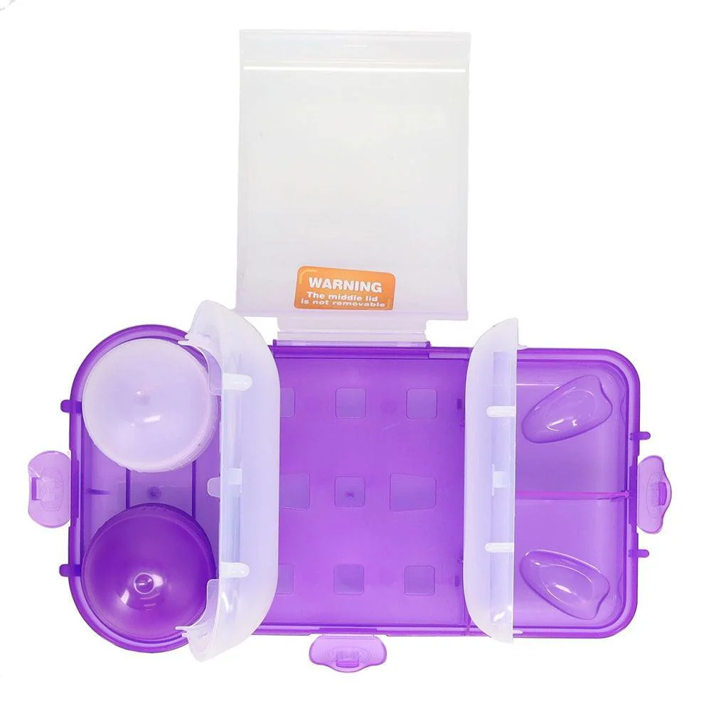 Smash Nude Food Movers Rubbish Free Lunchbox with Fruit Containers | Assorted - Image 3