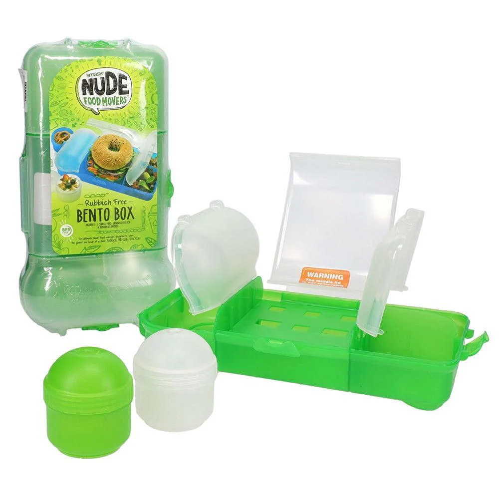 Smash Nude Food Movers Rubbish Free Lunchbox with Fruit Containers | Assorted - Image 4