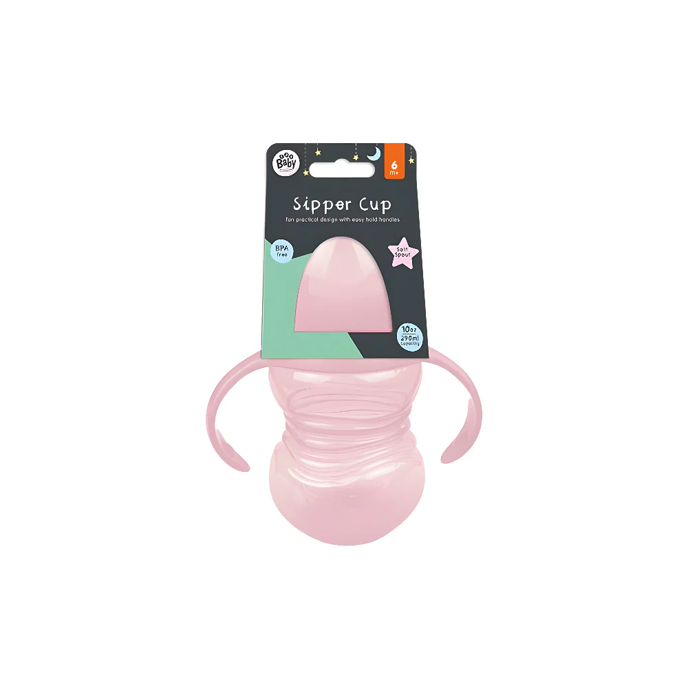 Soft Spout Sipper with Handles Training Cup | 290ml, BPA-free, 6+ Months - Image 2