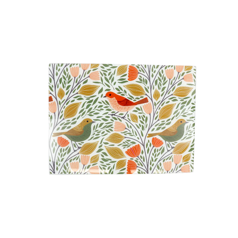 Songbird Design Glass Kitchen Chopping and Cutting Board | 40 x 30