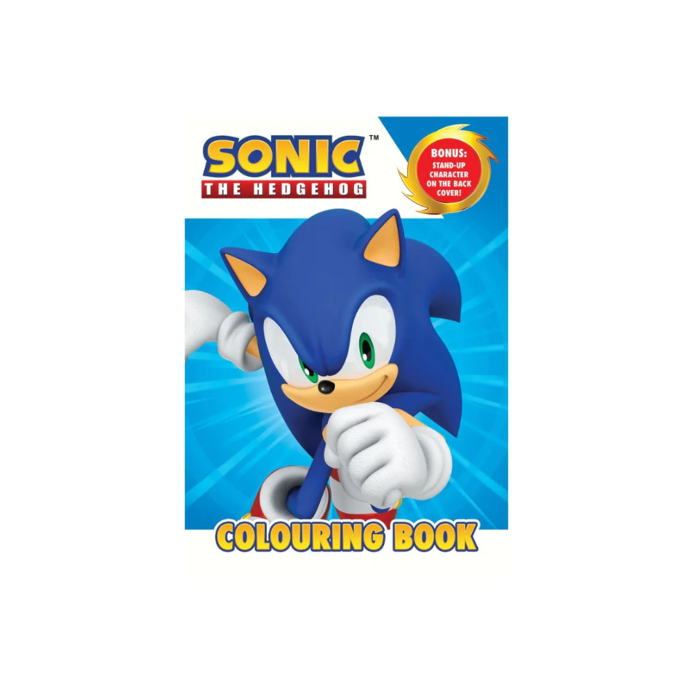 Sonic the Hedgehog Colouring Activity Book | Stand-Up Character