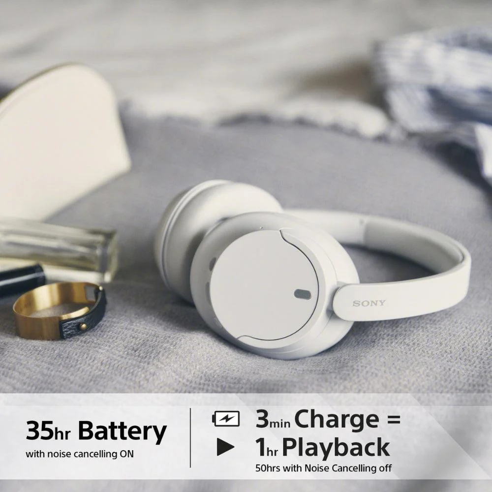 Sony WH-CH720N Noise Cancelling Wireless Bluetooth Headphones | White - Image 4