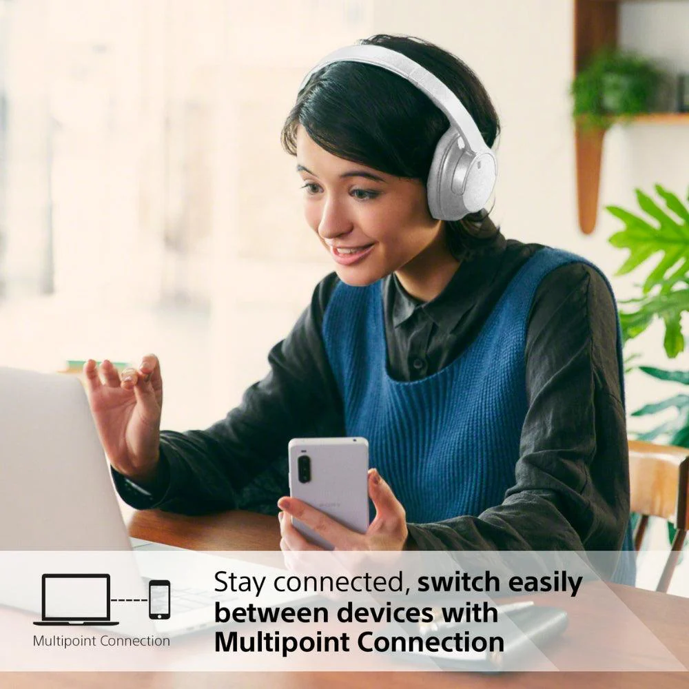 Sony WH-CH720N Noise Cancelling Wireless Bluetooth Headphones | White - Image 8