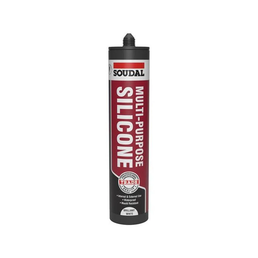 Soudal Trade Multi Purpose White Silicone | 270ml
