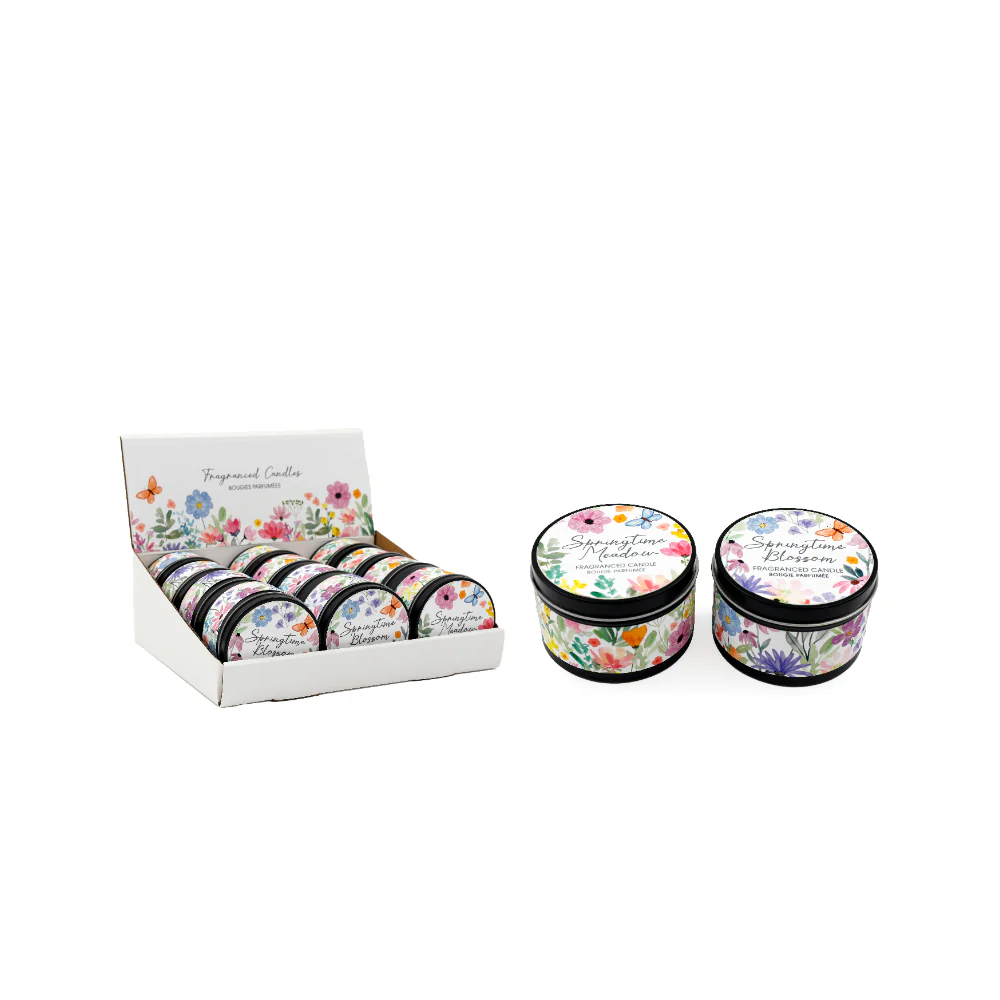Springtime Tin Candle | 8 x 5cm