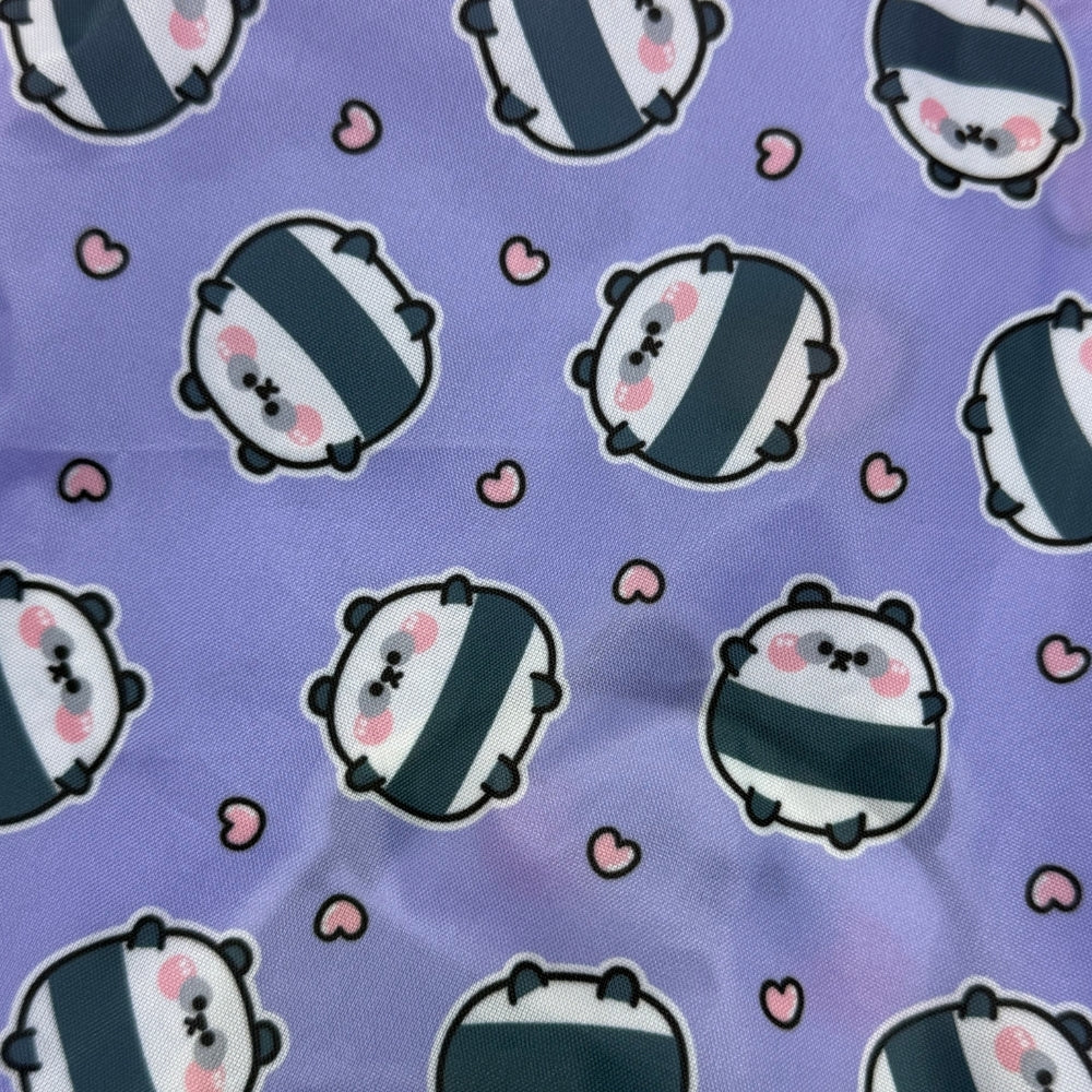 St. Right Happy Panda Shoe Bag | Durable Fabric, Compact Size - Image 5