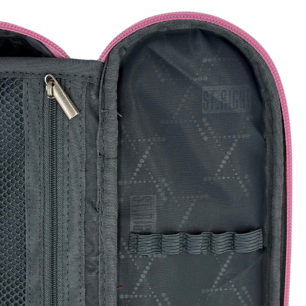 St. Right Pastel Pixels Pencil Case | Durable Fabric, Double Zipper Closure - Image 4