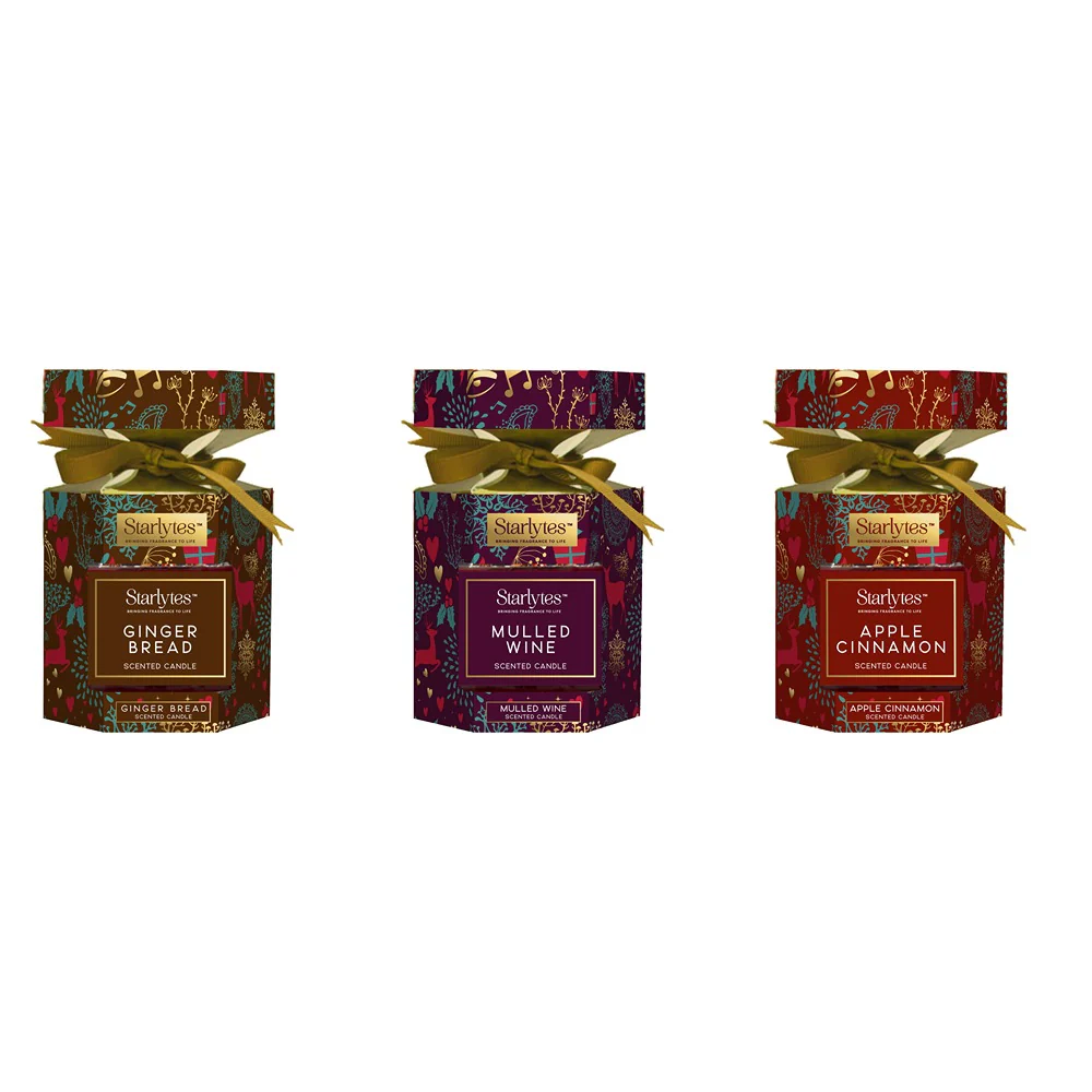 Starlytes Christmas Votive Candles | Festive Scents 120g | Assorted Scents - Image 4