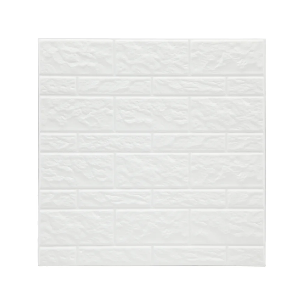 Stick'N Look White 3D Wall Tile Stickers | Pack of 2, 30 x 30 cm - Image 2