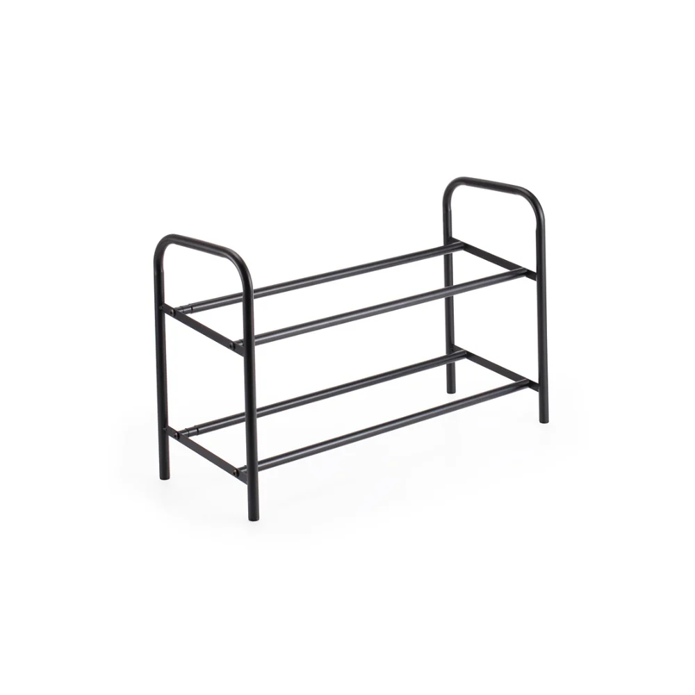 StoreUp 2 Tier Extendable Shoe Storage Rack | Black, Space-Saving - Image 2