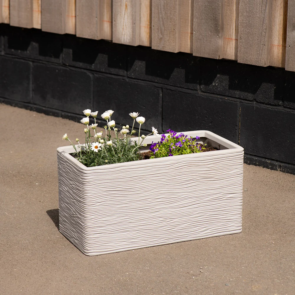 Strata  Amalfi Trough Planter | 30 x 60 x 30cm - Image 2