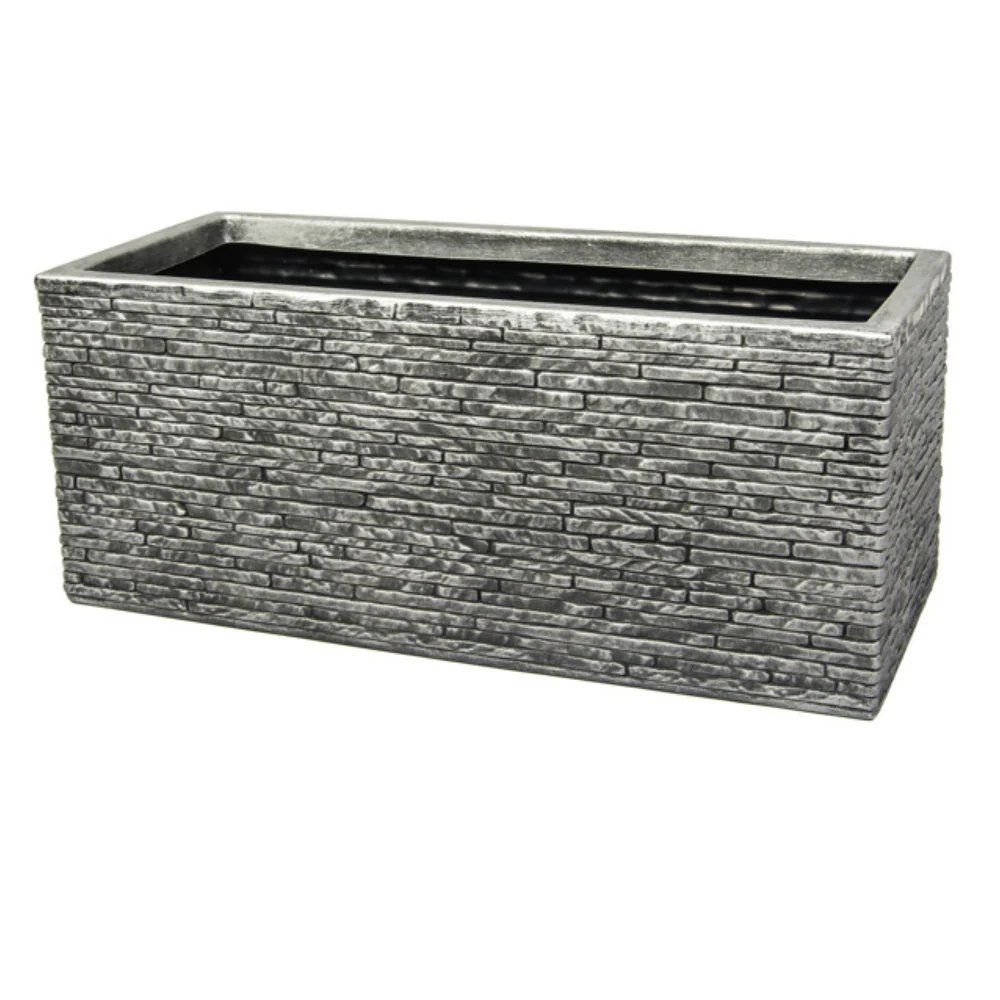 Strata Slate Trough Planter | 60 x 25 x 25cm