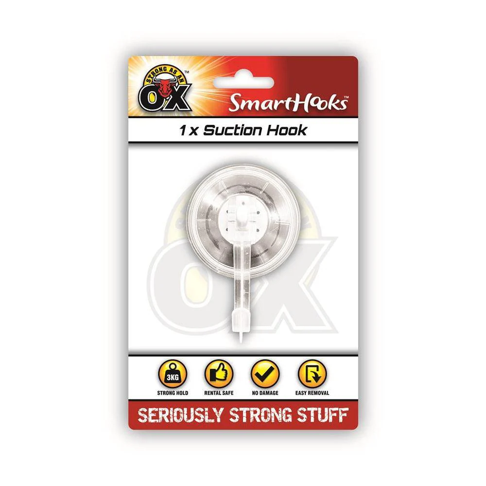 Strong as an Ox Window Suction Hook | Capacity 3kg