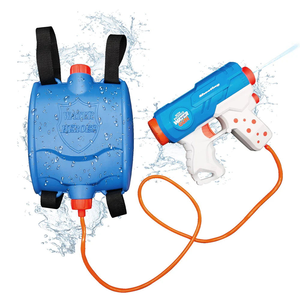 Summer Fun Waterpistool with Backpack Water Gun | Kids Outdoor Toy
