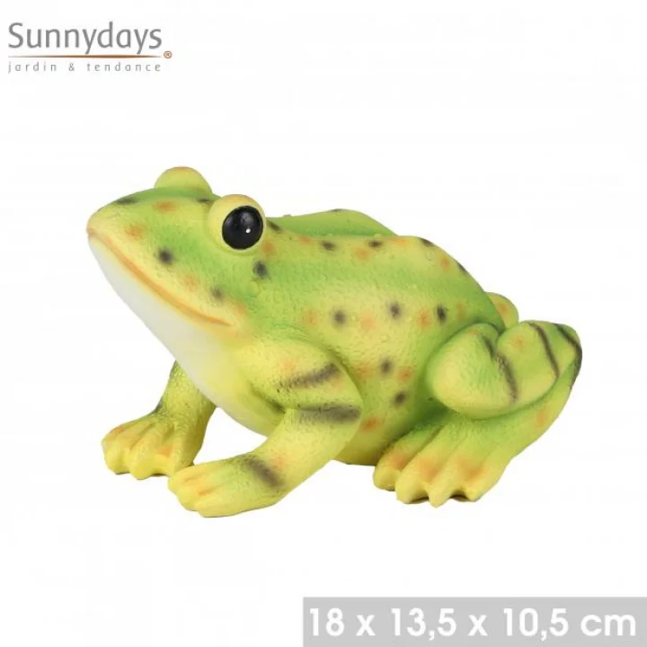 Sunnydays Realistic Decorative Frog | Polyresin | 18 x 13.5 x 10.5 cm