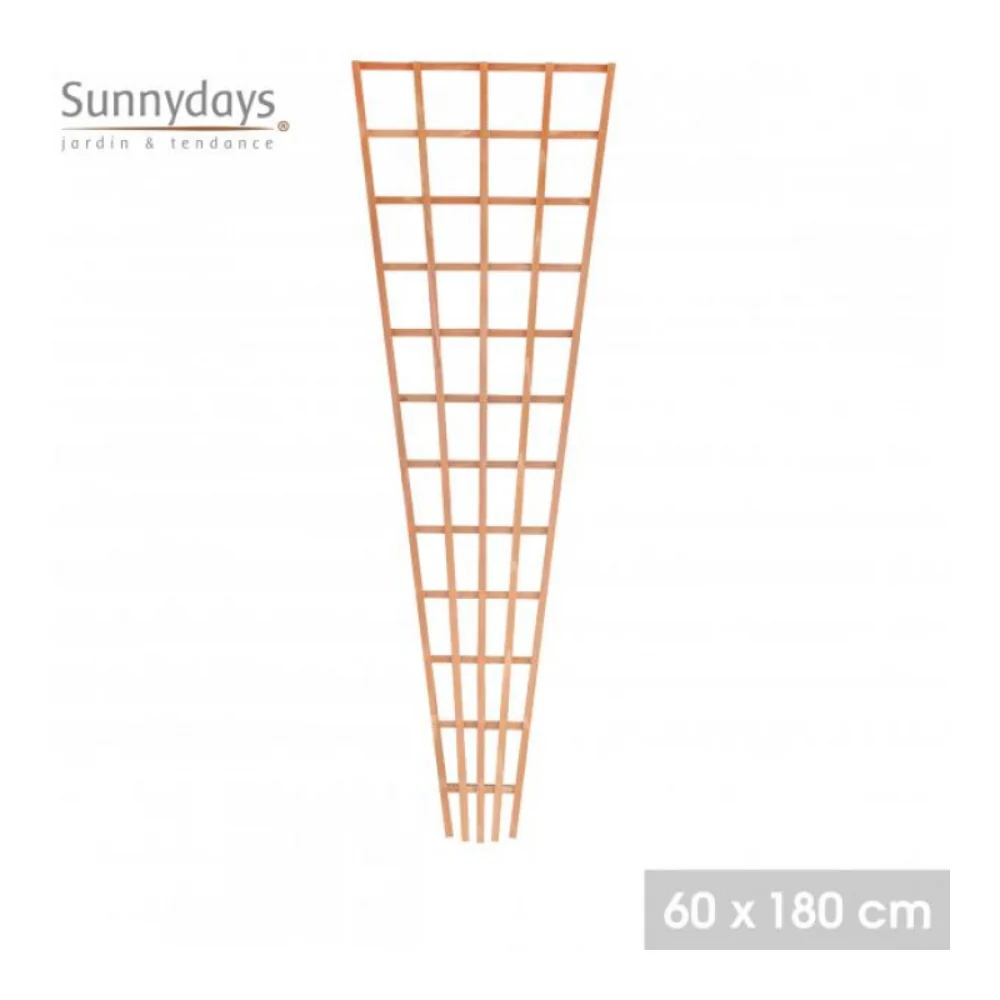 Sunnydays Triangle Wooden Lattice Garden Trellis | 60 x 180cm