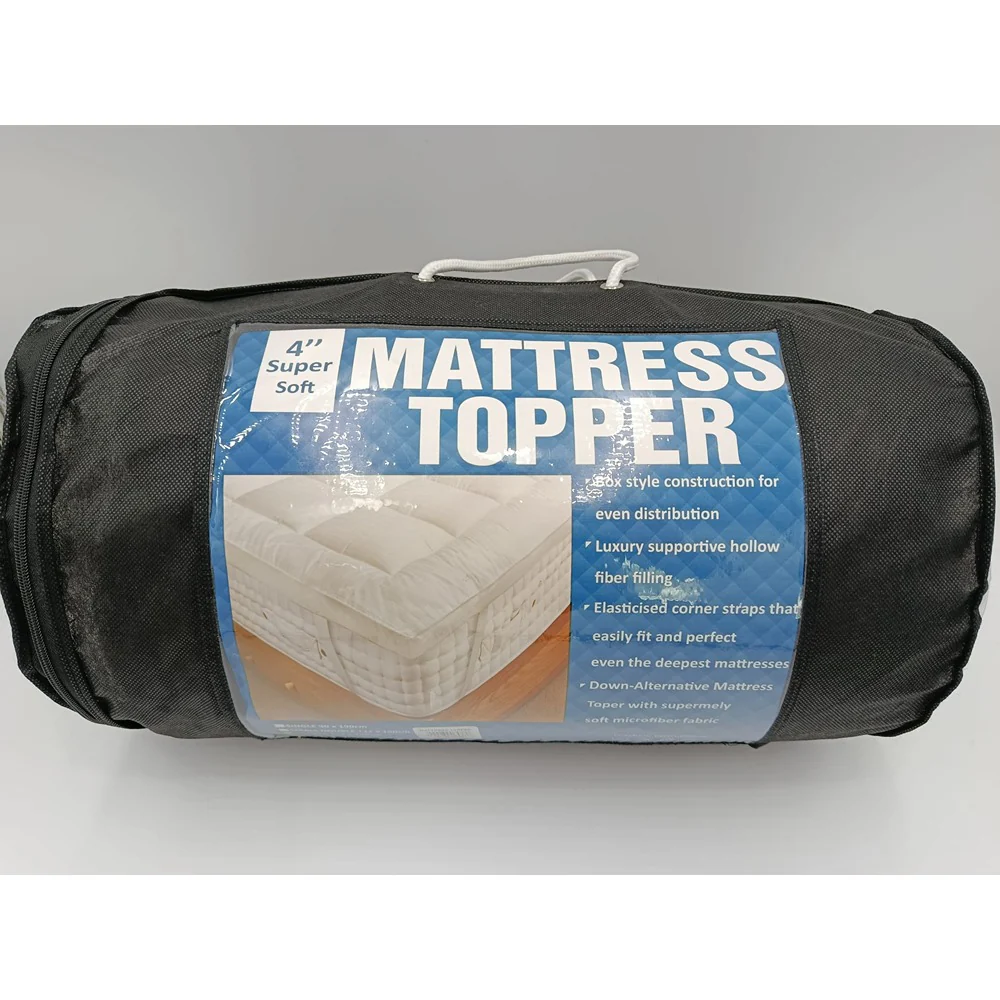 Super Soft 4 Inch Mattress Topper | 4 Inch Deep, Super King Size - Image 2