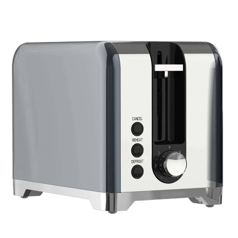 Swan Solace 2 Slice Stainless Steel Toaster | Long Slot, High Lift