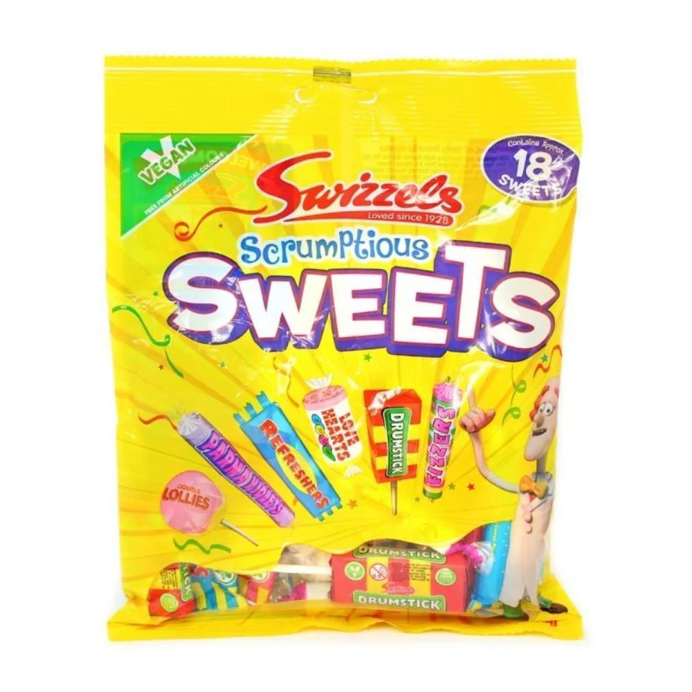 Swizzels Scrumptious Sweets 173g | Vegan, Nostalgic, Resealable Treats