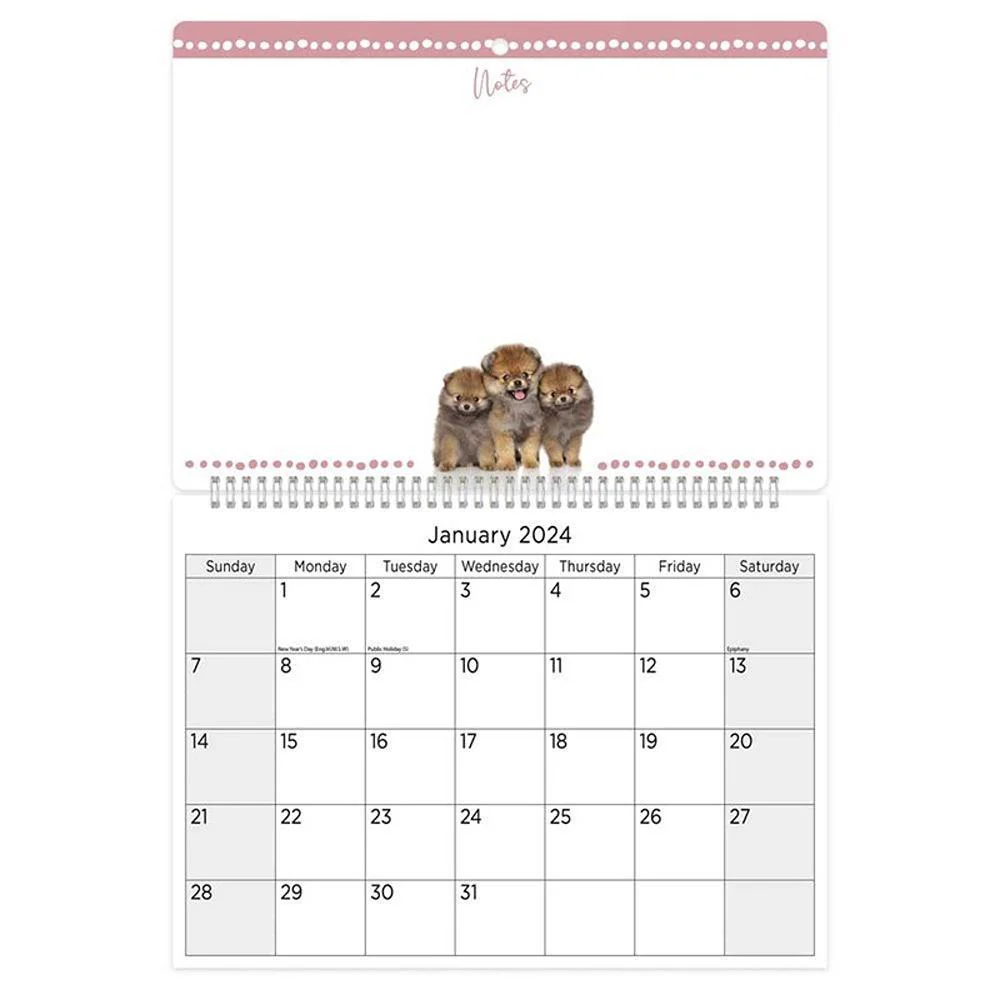 Compact Memo Calendar with Pen | Assorted - Image 3
