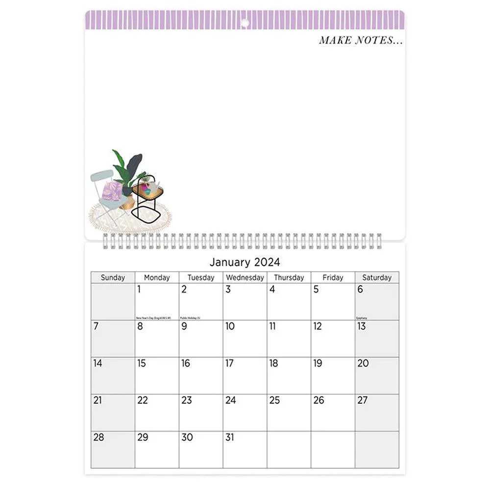 Compact Memo Calendar with Pen | Assorted - Image 5