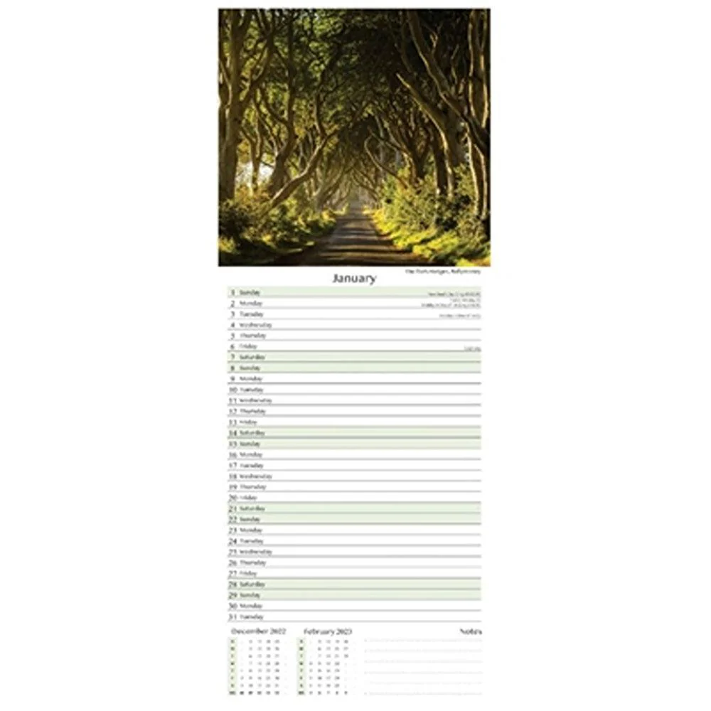 Tallon Super Slim Calendar Photographic Images of Ireland | Assorted Designs - Image 3